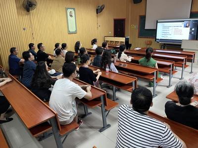 我院组织研究生导师进行“科研选题的策略与注意事项”专题网络培训